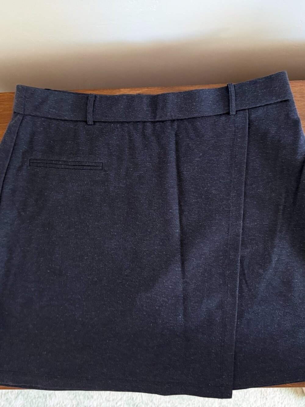 NWT OGL Women's Size Large Navy Lined Mini Skirt Skort Attached Shorts